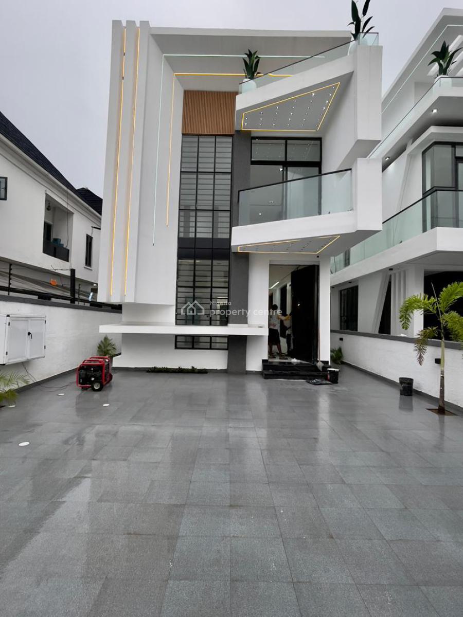5 Bedroom Detached Duplex with Swimming Pool & Boys Quarters, Chevron, Lekki, Lagos, Detached Duplex for Sale