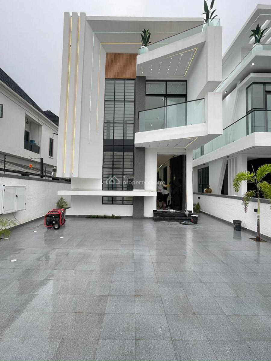 5 Bedroom Detached Duplex with Swimming Pool & Boys Quarters, Chevron, Lekki, Lagos, Detached Duplex for Sale