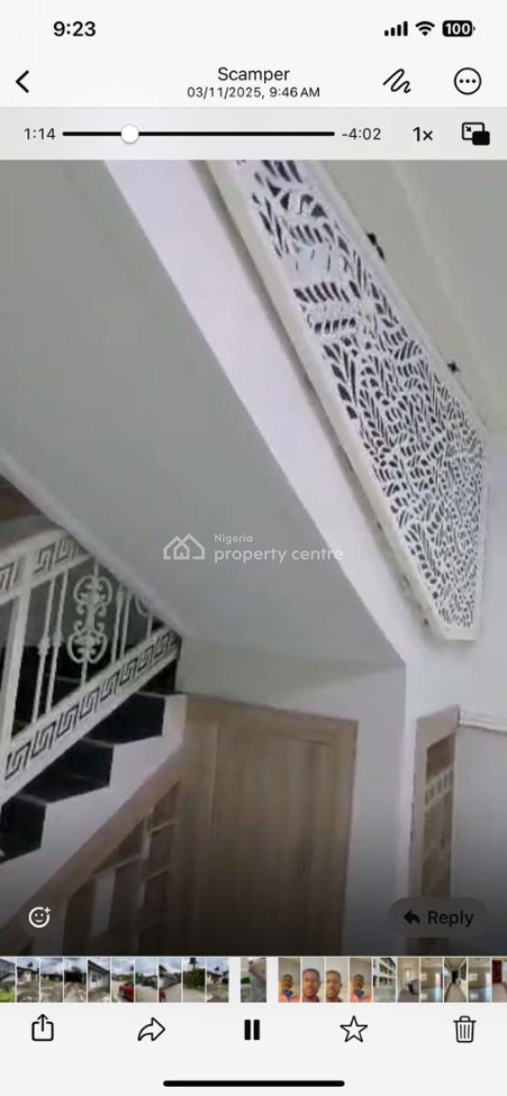 American Standard 4 Bedroom Duplex with Federal Light, Jmartins Avenue Off Pearls Gardens Estate Shell Cooperative Eneka Rd, Eneka, Port Harcourt, Rivers, Detached Duplex for Rent