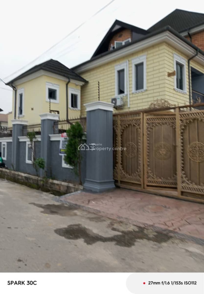 Exotic 4 Bedroom Duplex with Cctv Came and Federal Light, Shell Cooperative Estate Eneka Link Road, Eneka, Port Harcourt, Rivers, Terraced Duplex for Rent