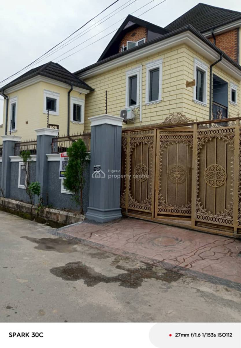 Exotic 4 Bedroom Duplex with Cctv Came and Federal Light, Shell Cooperative Estate Eneka Link Road, Eneka, Port Harcourt, Rivers, Terraced Duplex for Rent