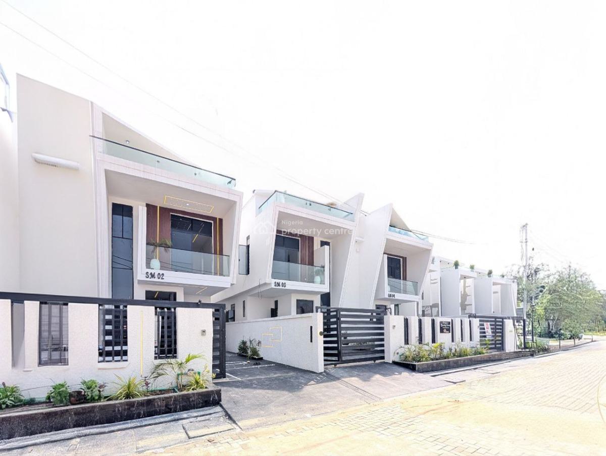 4 Bed Semi Detached with Bq in Secured Gated Estate, Ikota Gra Estate, Ikota Villa, Ikota, Lekki, Lagos, Semi-detached Duplex for Sale