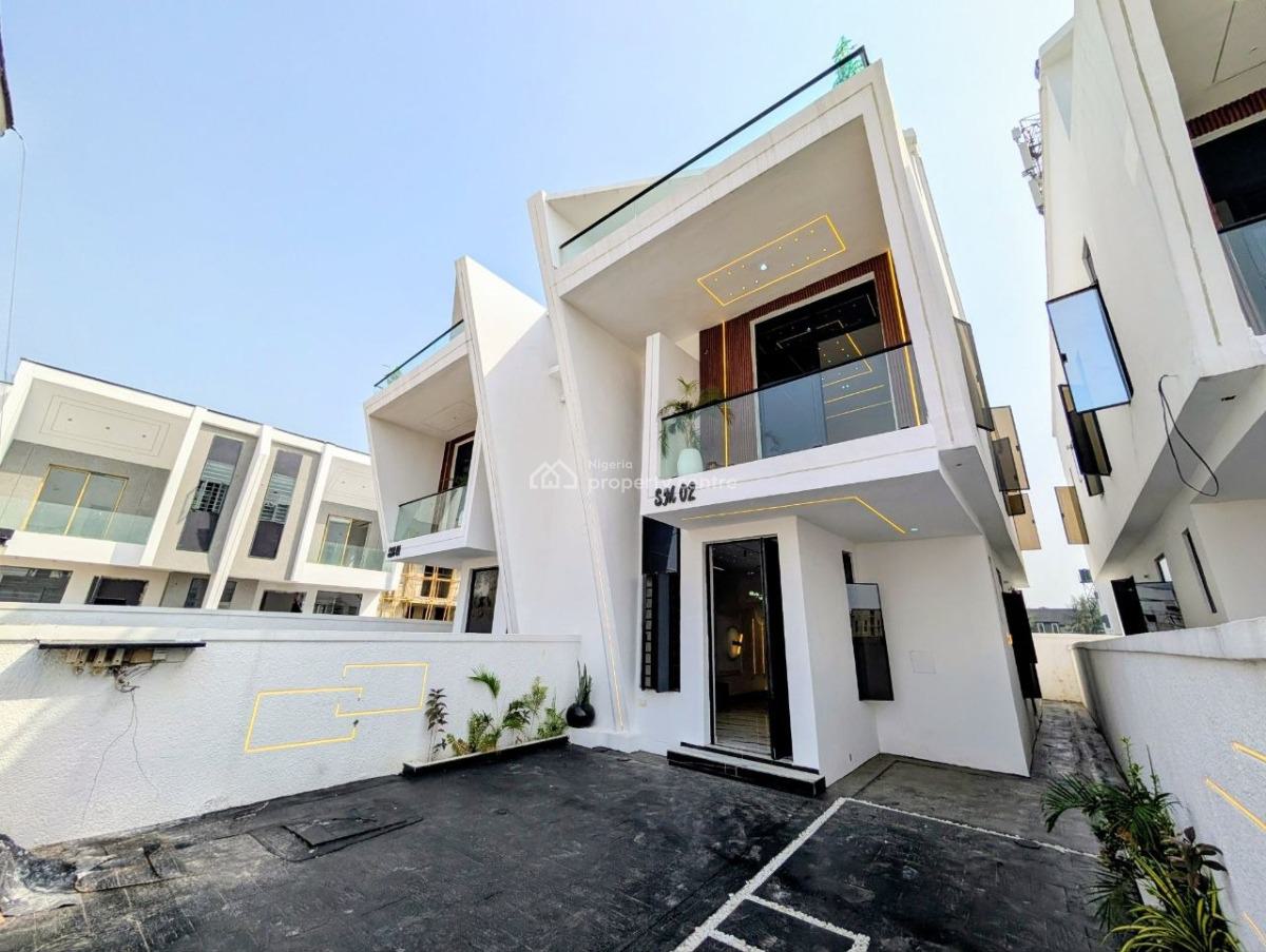 4 Bed Semi Detached with Bq in Secured Gated Estate, Ikota Gra Estate, Ikota Villa, Ikota, Lekki, Lagos, Semi-detached Duplex for Sale