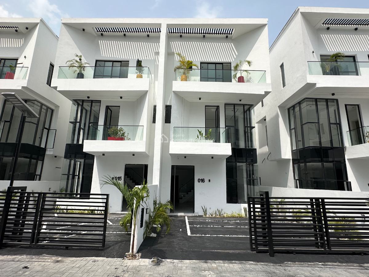 Alluring 4 Bedroom Semi-detached Duplex with & Bq, Orchid Road, Chevron Tollgate, Lekki, Lagos, Semi-detached Duplex for Sale