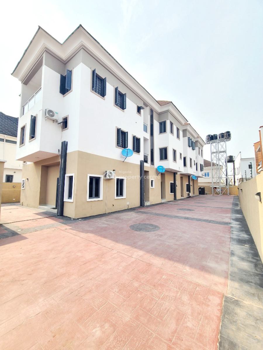 Newly Renovated 4 Bedroom Terrace Duplex with 1bq, Ikota Villa Estate, Ikota, Lekki, Lagos, Terraced Duplex for Rent