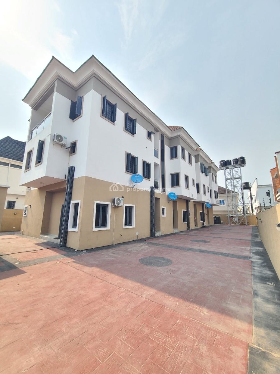 Newly Renovated 4 Bedroom Terrace Duplex with 1bq, Ikota Villa Estate, Ikota, Lekki, Lagos, Terraced Duplex for Rent