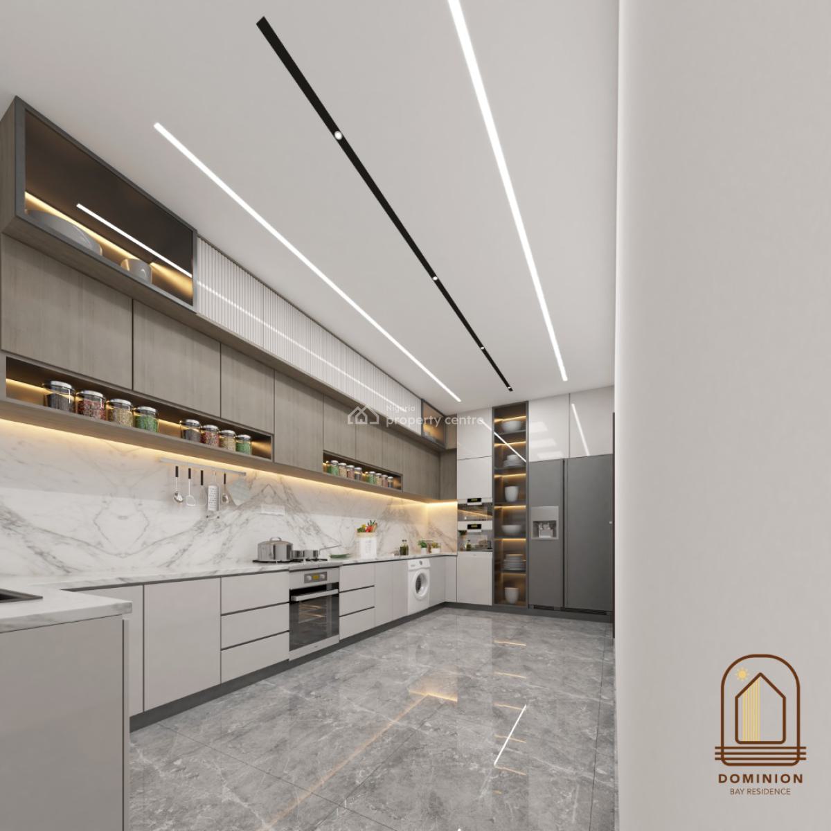 Luxury 3 Bedroom Terraced Duplex +bq with Excellent Amenities, Exclusive Lifetime Atican Beach Access,charterhouse School Lagos, Lekki, Lagos, Terraced Duplex for Sale