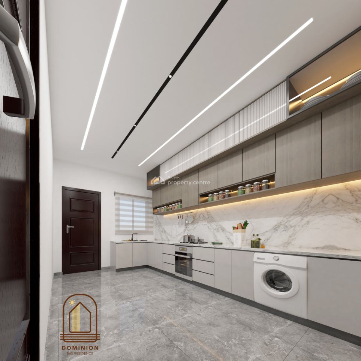 Luxury 3 Bedroom Terraced Duplex +bq with Excellent Amenities, Exclusive Lifetime Atican Beach Access,charterhouse School Lagos, Lekki, Lagos, Terraced Duplex for Sale