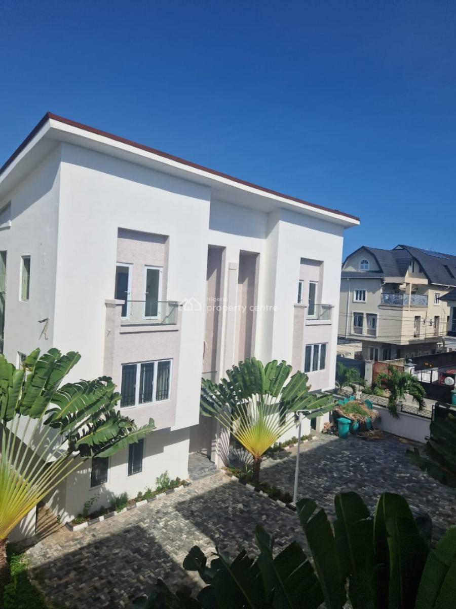 Brand New 8 Units of 4 Bedroom Semi-detached House with a Room Bq, Osapa, Lekki, Lagos, Semi-detached Duplex for Rent
