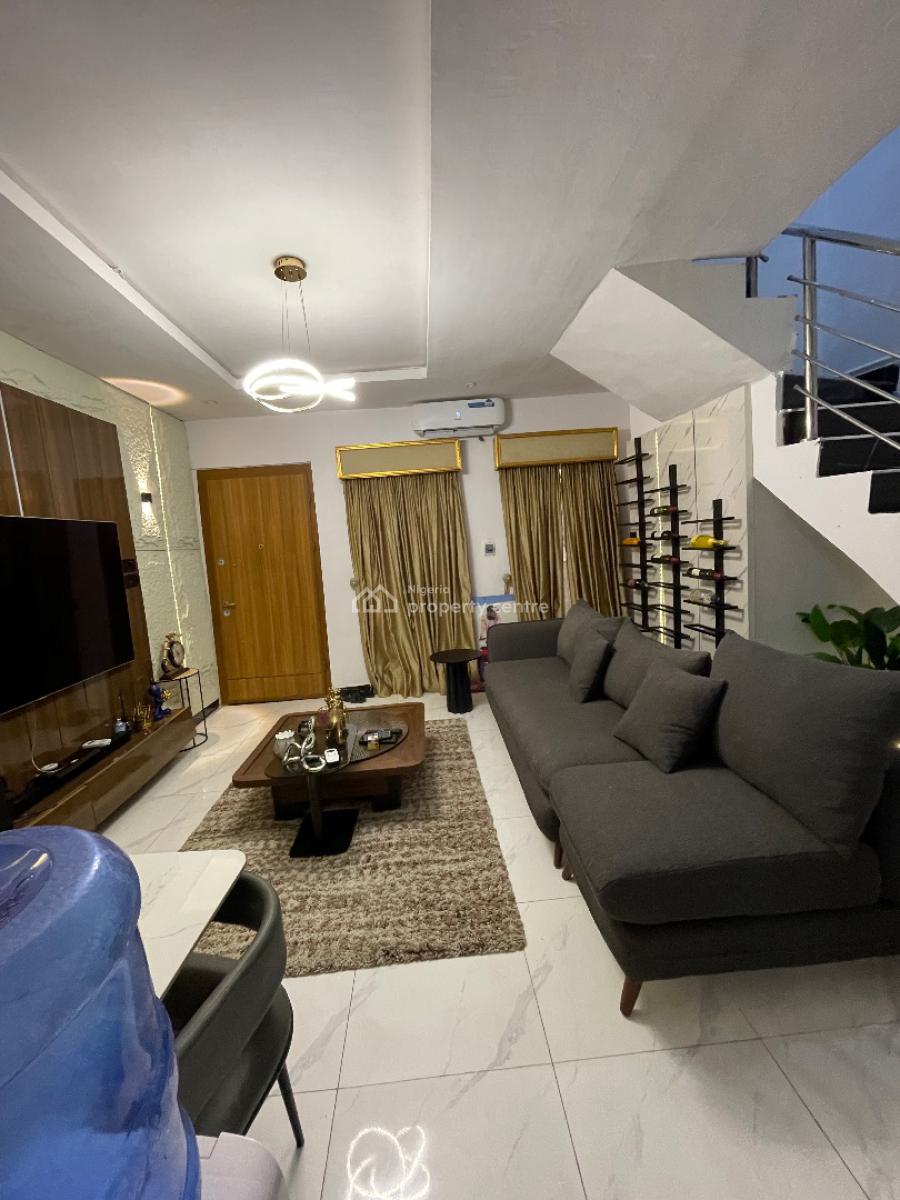 Beautiful & Well Fully Furnished 3bedroom Terrace Duplex, General Paint, Ajah, Lagos, Terraced Duplex for Rent