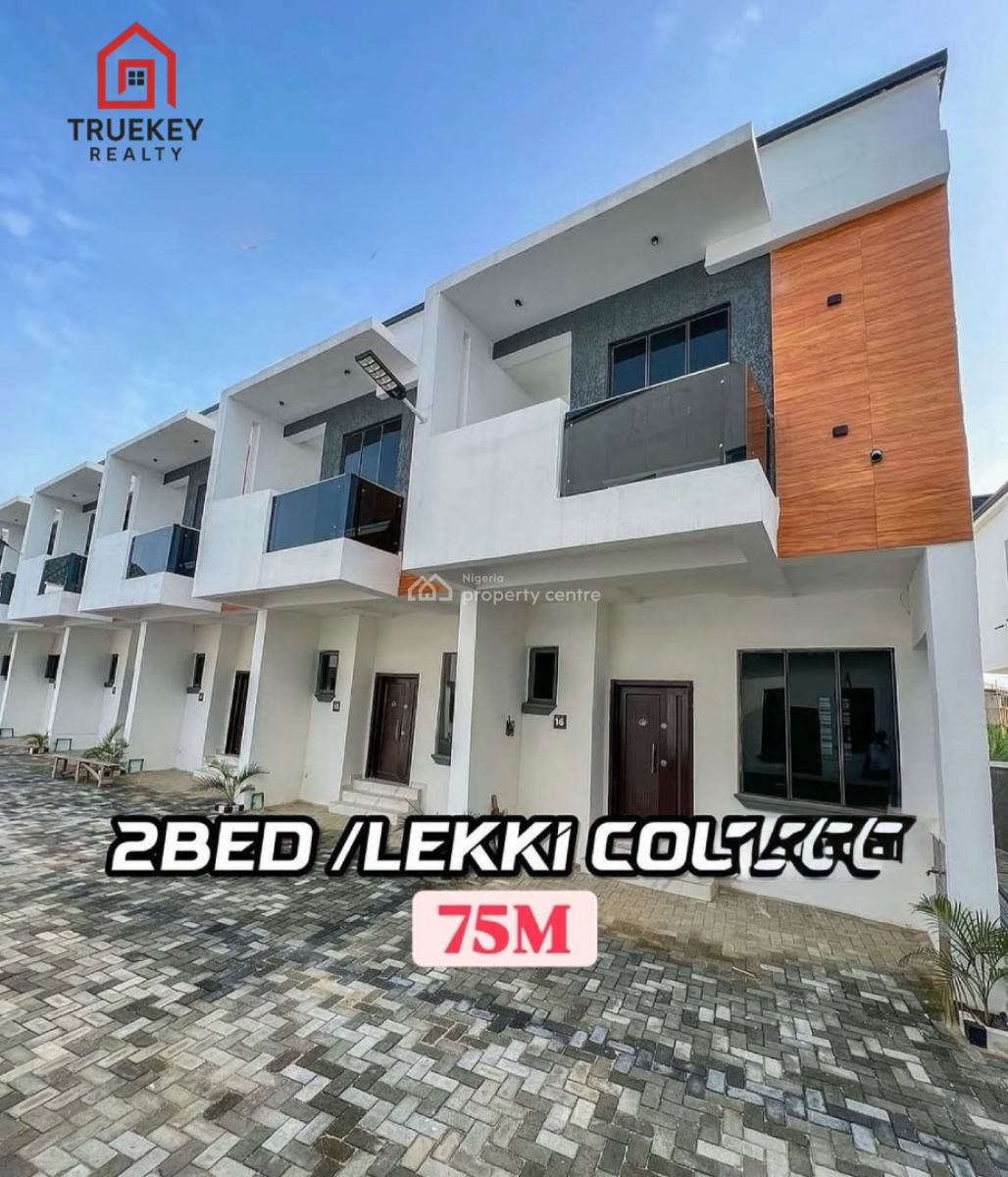2 Bedroom Terrrace Duplex, Ikota, Lekki, Lagos, Terraced Duplex for Sale