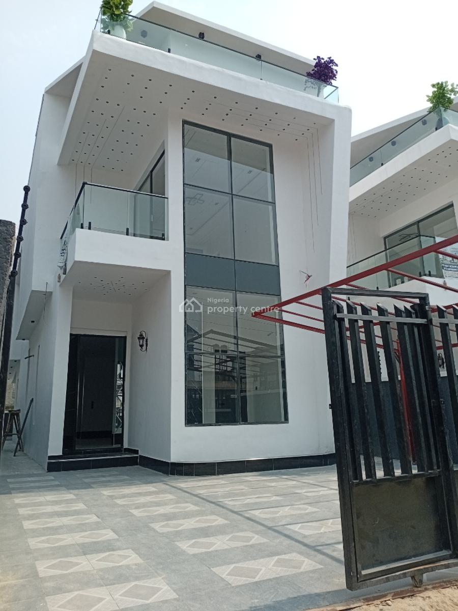 Contemporary and Tastefully Finished 5-bedroom Duplex + Swimming Pool, Sangotedo, Lekki, Lagos, Detached Duplex for Sale