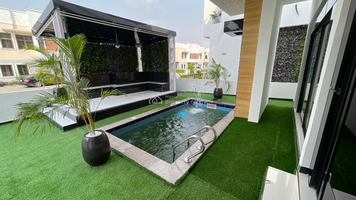 Magnificent 5 Bedroom Duplex with Bq,cinema,pool,gym and Tennis Court, Chevron, Lekki, Lagos, Detached Duplex for Sale