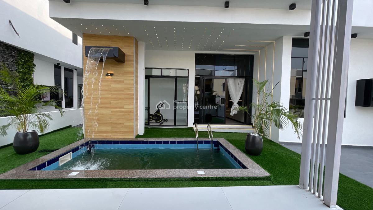 Magnificent 5 Bedroom Duplex with Bq,cinema,pool,gym and Tennis Court, Chevron, Lekki, Lagos, Detached Duplex for Sale