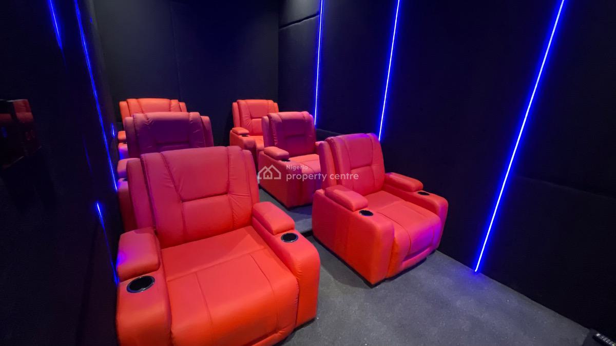 Magnificent 5 Bedroom Duplex with Bq,cinema,pool,gym and Tennis Court, Chevron, Lekki, Lagos, Detached Duplex for Sale