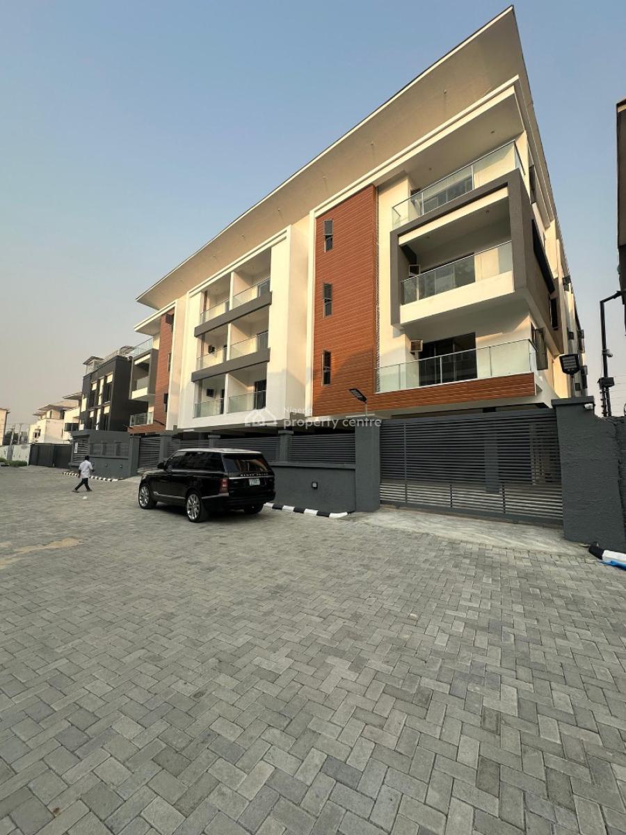 Fully Serviced 3 Bedrooms Apartment with Spacious Rooms, Pool & Gym, Lekki Phase 1, Lekki, Lagos, Flat / Apartment for Rent