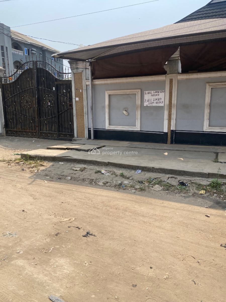 Well Maintained Morden Bungalow on a Full Plot of Land, Ago Palace, Isolo, Lagos, Detached Bungalow for Sale