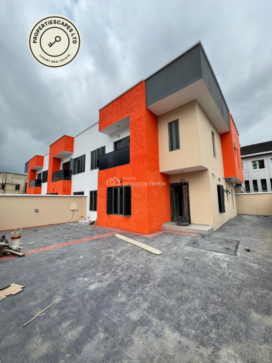 Lovely 4 Bedroom Self Compound Terrace Duplex with a Room Bq., Gbagada, Lagos, Terraced Duplex for Sale