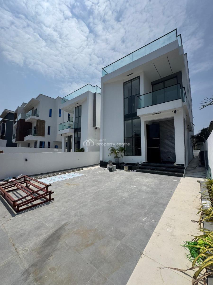 Standard 5 Bedroom Detached Duplex with Swimming Pool, Rooftop Terrace, Call to Access Estate in Chevron, Lekki Phase 2, Lekki, Lagos, Detached Duplex for Sale