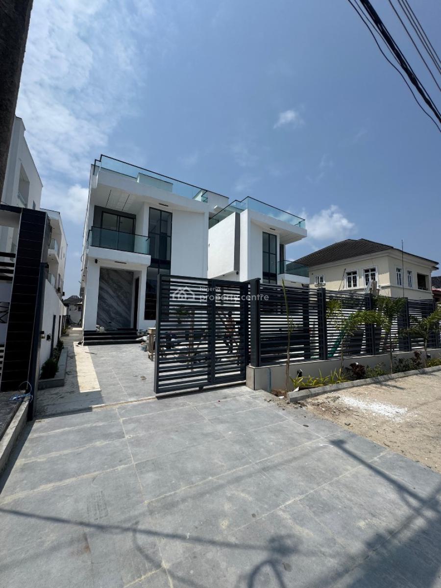 Standard 5 Bedroom Detached Duplex with Swimming Pool, Rooftop Terrace, Call to Access Estate in Chevron, Lekki Phase 2, Lekki, Lagos, Detached Duplex for Sale