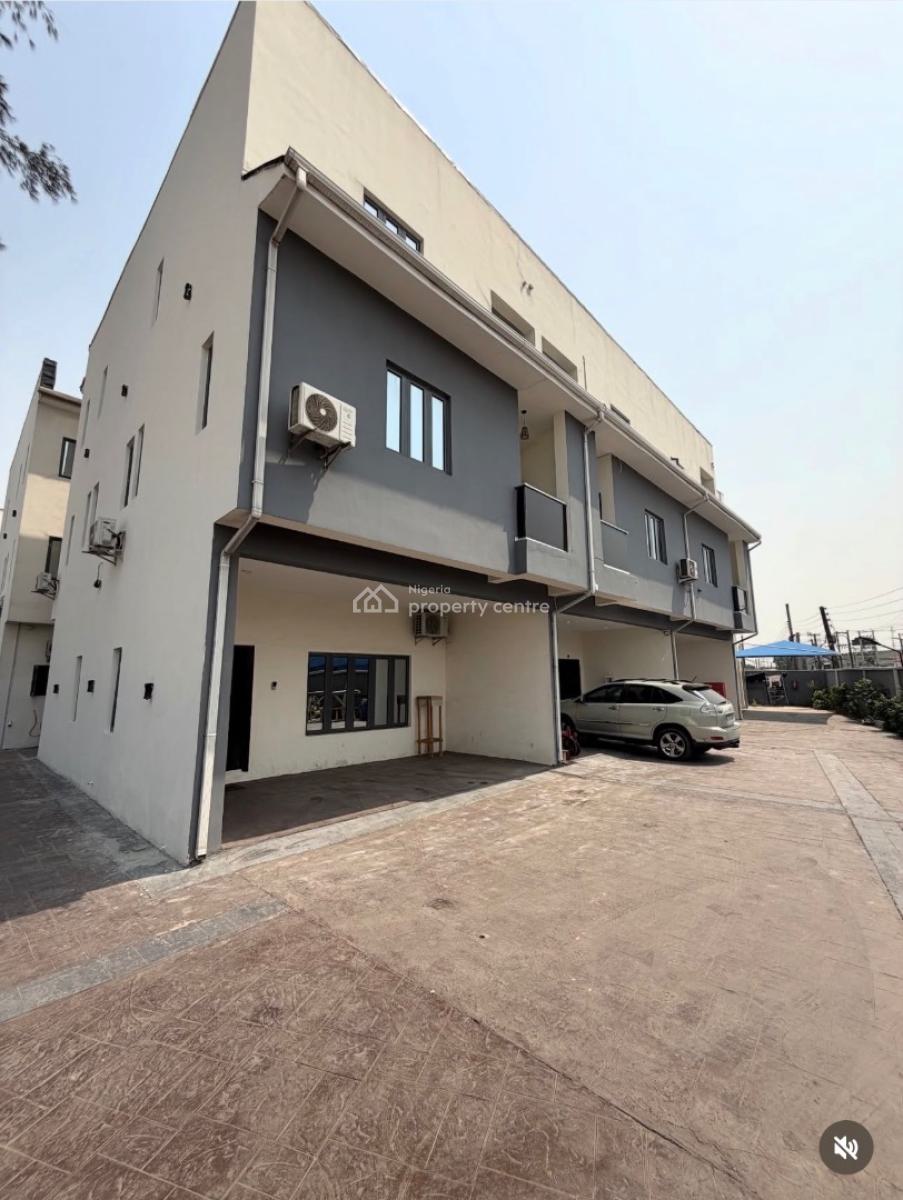 Aesthetically Built 4 Bedroom Terrace Duplex with Bq, Ilupeju, Lagos, Terraced Duplex for Sale