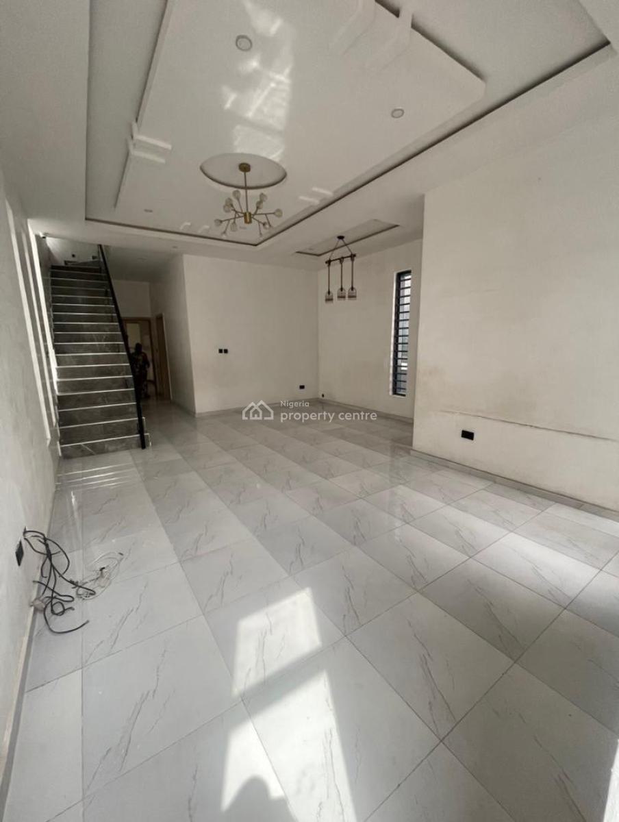 4 Bedroom Detached Duplex with Bq in a Secured Estate, Chevron, Lekki, Lagos, Detached Duplex for Rent