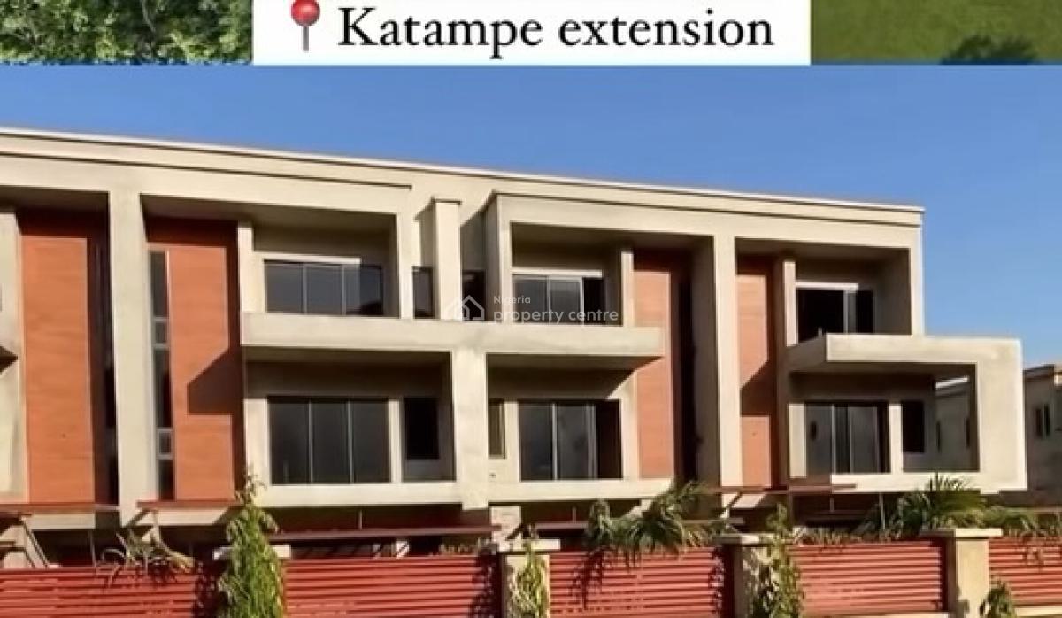 Semi Finished  5-bedroom Terrace with Breathtaking View., Katampe, Abuja, Terraced Duplex for Sale