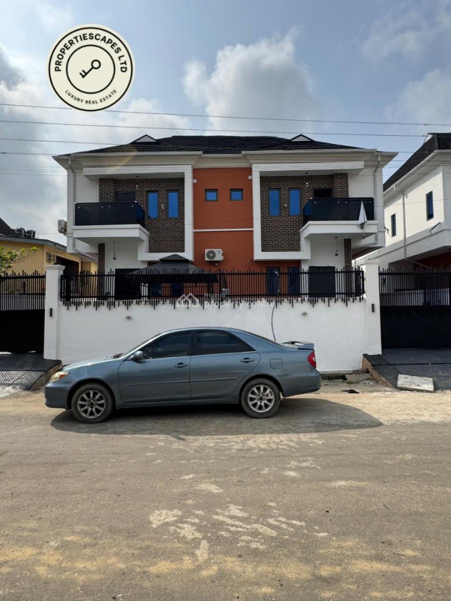 Newly Built 4 Bedroom Semi Detached Duplex with Bq, Surulere, Lagos, Semi-detached Duplex for Sale