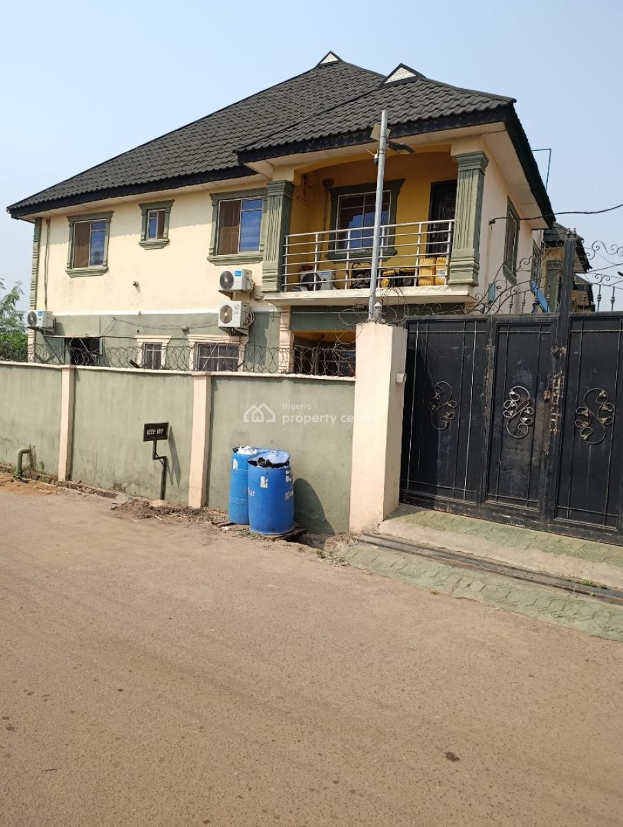 2 Bedroom Flat in a Good Neighborhood Facing Tarred Road, By Airport, Alakia, Ibadan, Oyo, Semi-detached Bungalow for Rent