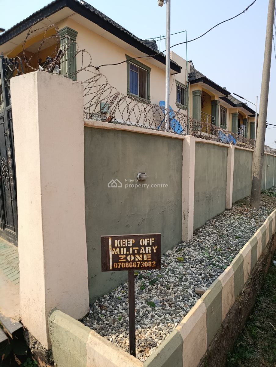 2 Bedroom Flat in a Good Neighborhood Facing Tarred Road, By Airport, Alakia, Ibadan, Oyo, Semi-detached Bungalow for Rent