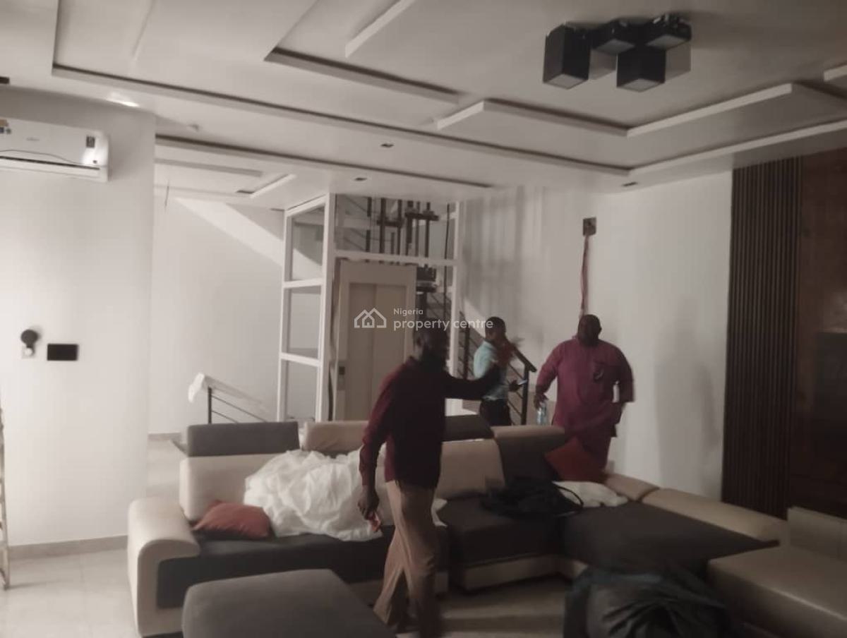 Clean 4bedroom Semi Detached Duplex with Bq, Elevator, Rooftop Bar,etc, Parkview, Ikoyi, Lagos, Semi-detached Duplex for Sale