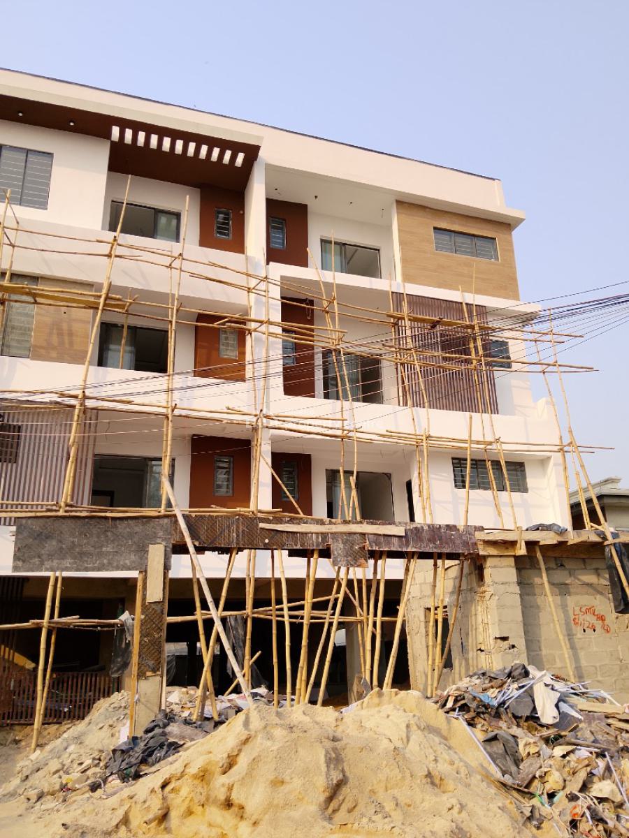 New 2bedroom Apartment with Open Plan Kitchen, Elevator,pool & Gym, Estate Opposite Dominos Pizza with Good Drainage, Agungi, Lekki, Lagos, Flat / Apartment for Sale