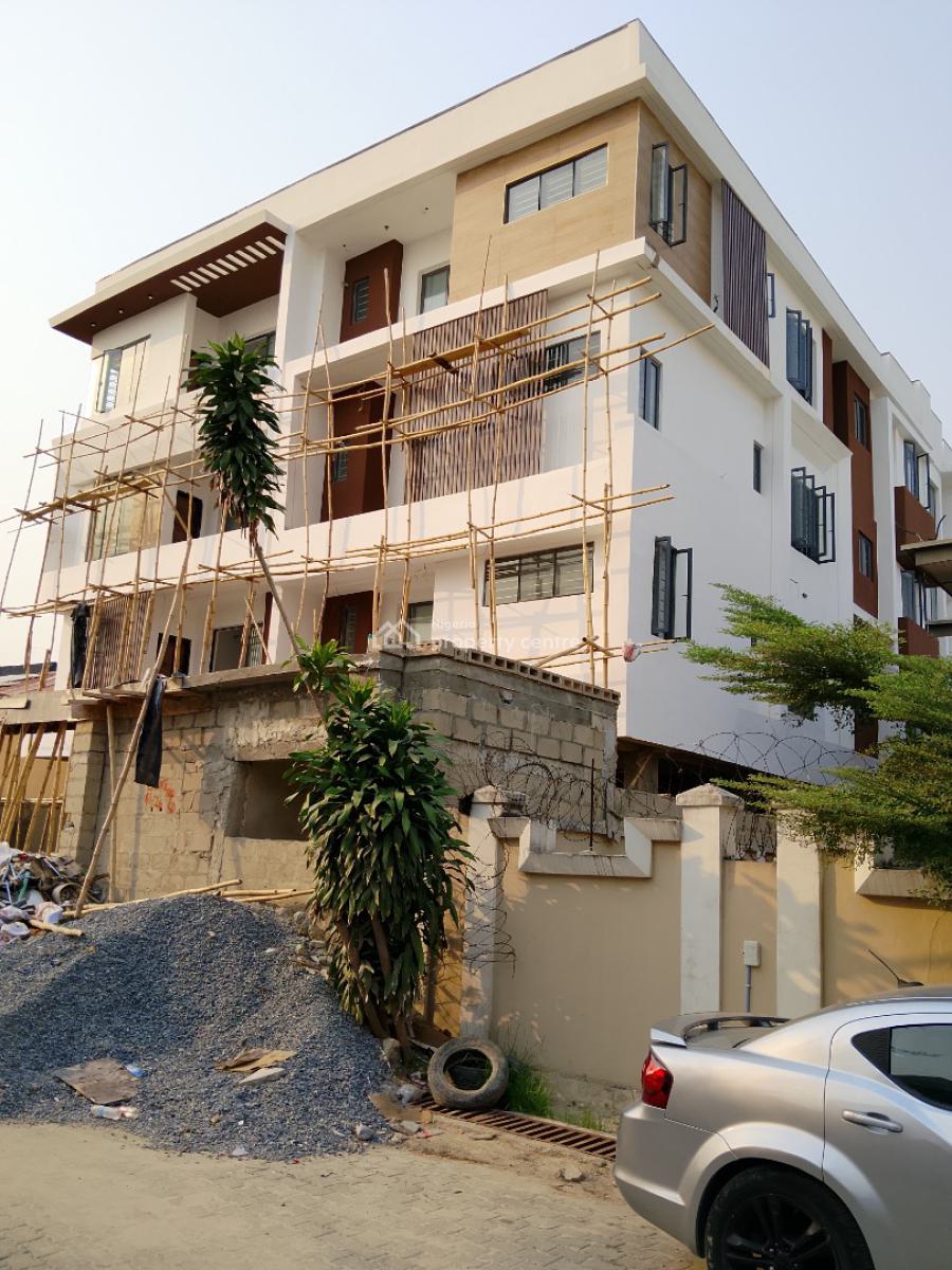 New 2bedroom Apartment with Open Plan Kitchen, Elevator,pool & Gym, Estate Opposite Dominos Pizza with Good Drainage, Agungi, Lekki, Lagos, Flat / Apartment for Sale