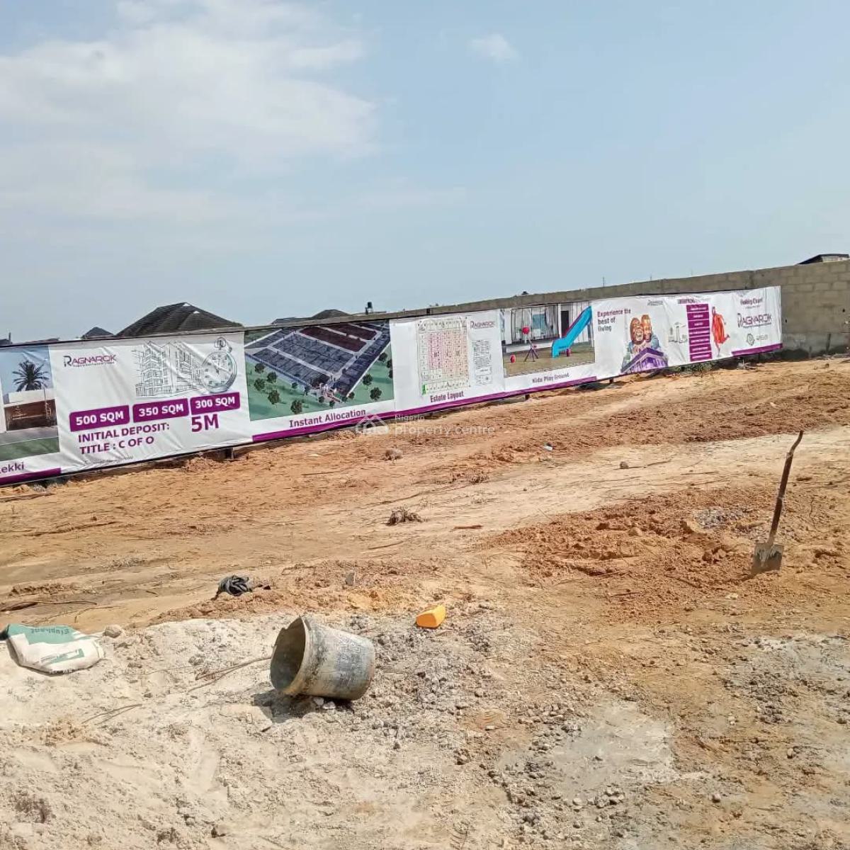 C of O Land in Develop Area with Instant Allocation, Oakley Court Estate, Eleko, Ibeju Lekki, Lagos, Mixed-use Land for Sale