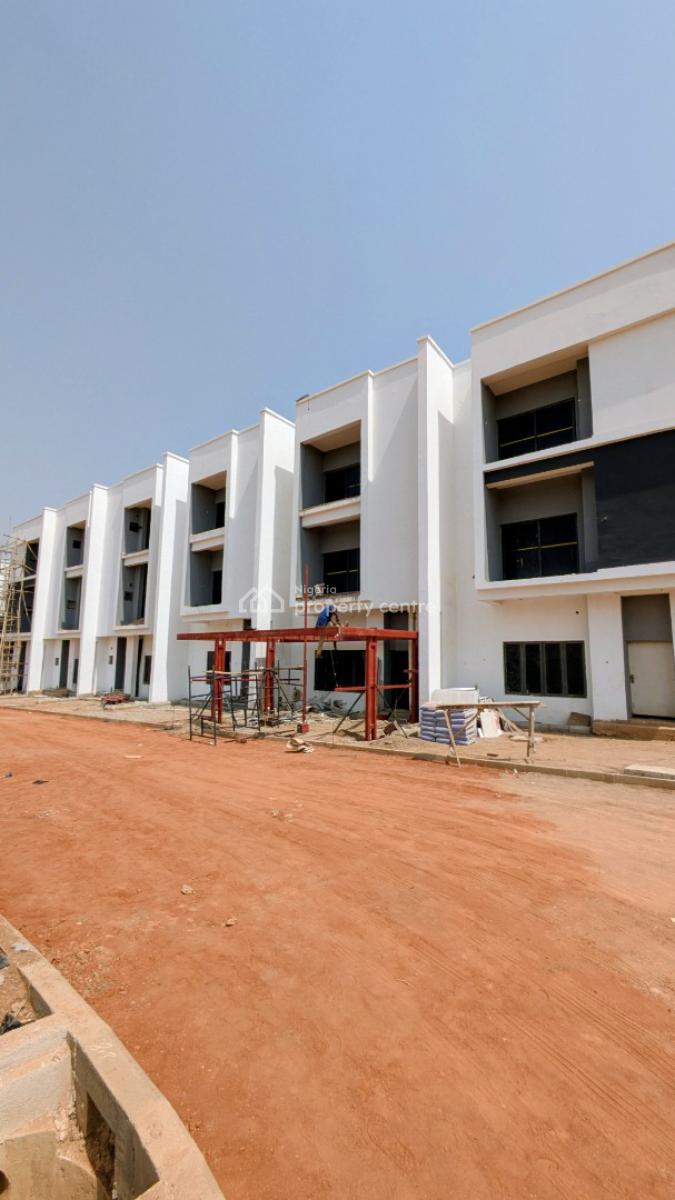 New 4bedroom Terrace Duplex with Bq. Payment Plan Available, By Nizamiye Hospital, Karmo, Abuja, Terraced Duplex for Sale