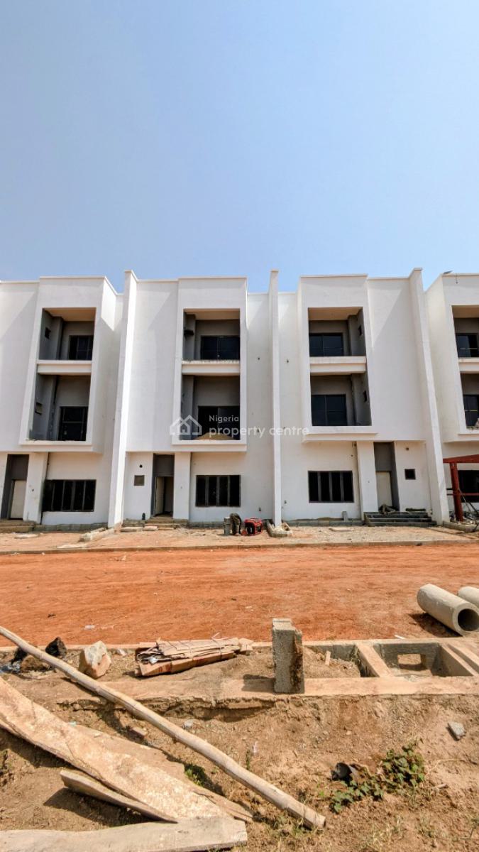 New 4bedroom Terrace Duplex with Bq. Payment Plan Available, By Nizamiye Hospital, Karmo, Abuja, Terraced Duplex for Sale