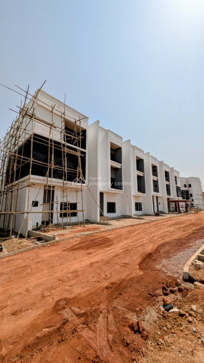 New 4bedroom Terrace Duplex with Bq. Payment Plan Available, By Nizamiye Hospital, Karmo, Abuja, Terraced Duplex for Sale