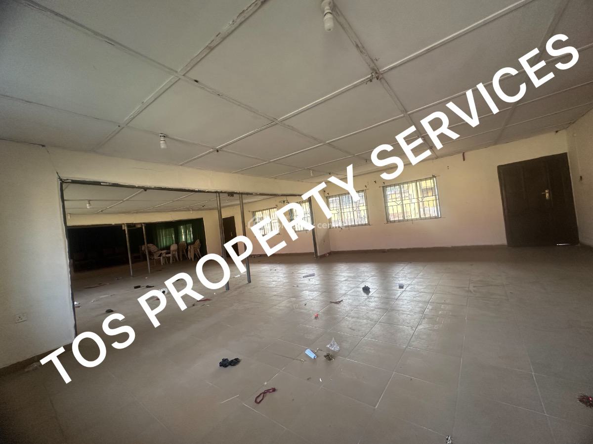 Groundfloor Open Plan Commercial Space, Yaba, Yaba, Lagos, Church for Rent