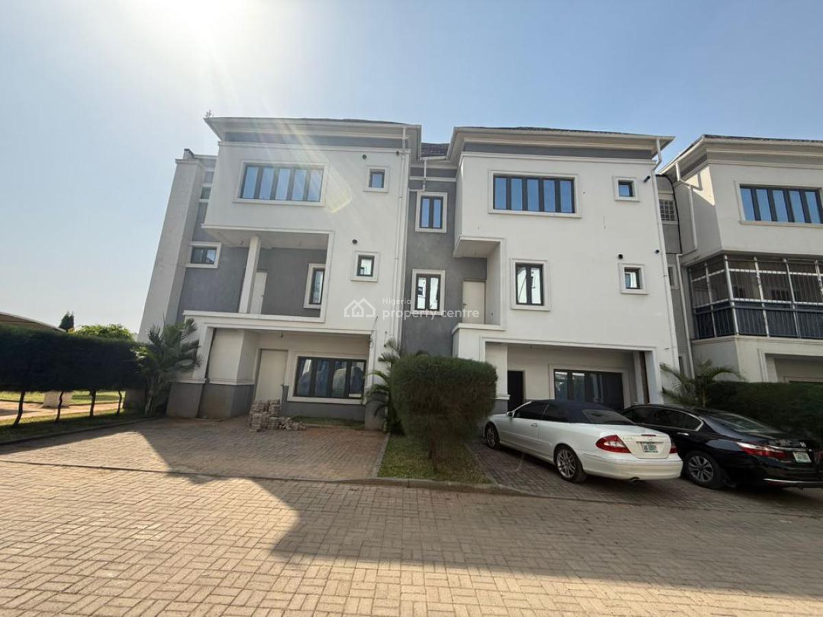 Nice  Semi Finished 4 Bedroom Terrace Duplex with Bq, Maitama, Maitama District, Abuja, Terraced Duplex for Sale