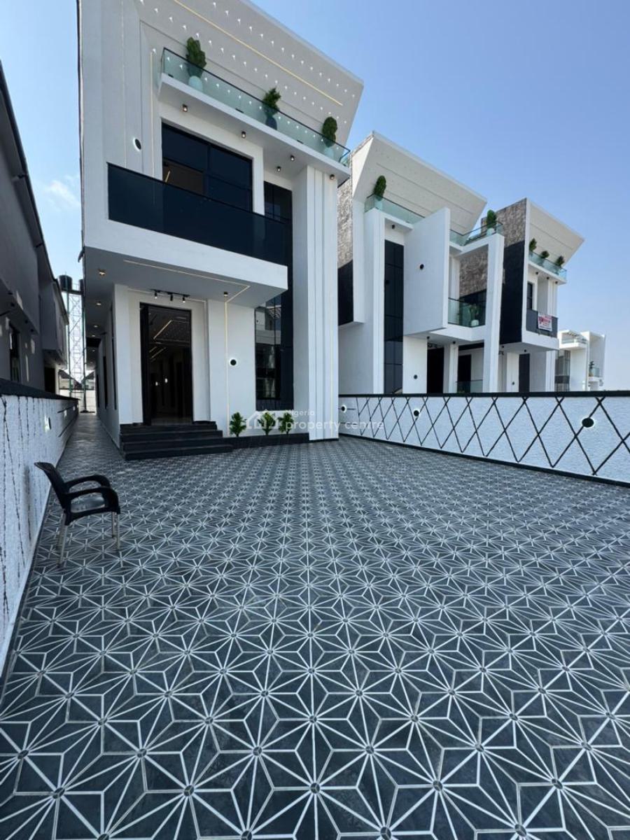 Majestic 5-bedroom Duplex with a Swimming Pool, Bq  in Chevron, Massive 5 Bedroom Duplex with Rooftop in a Secured Place, Chevron, Lekki, Lagos, House for Sale