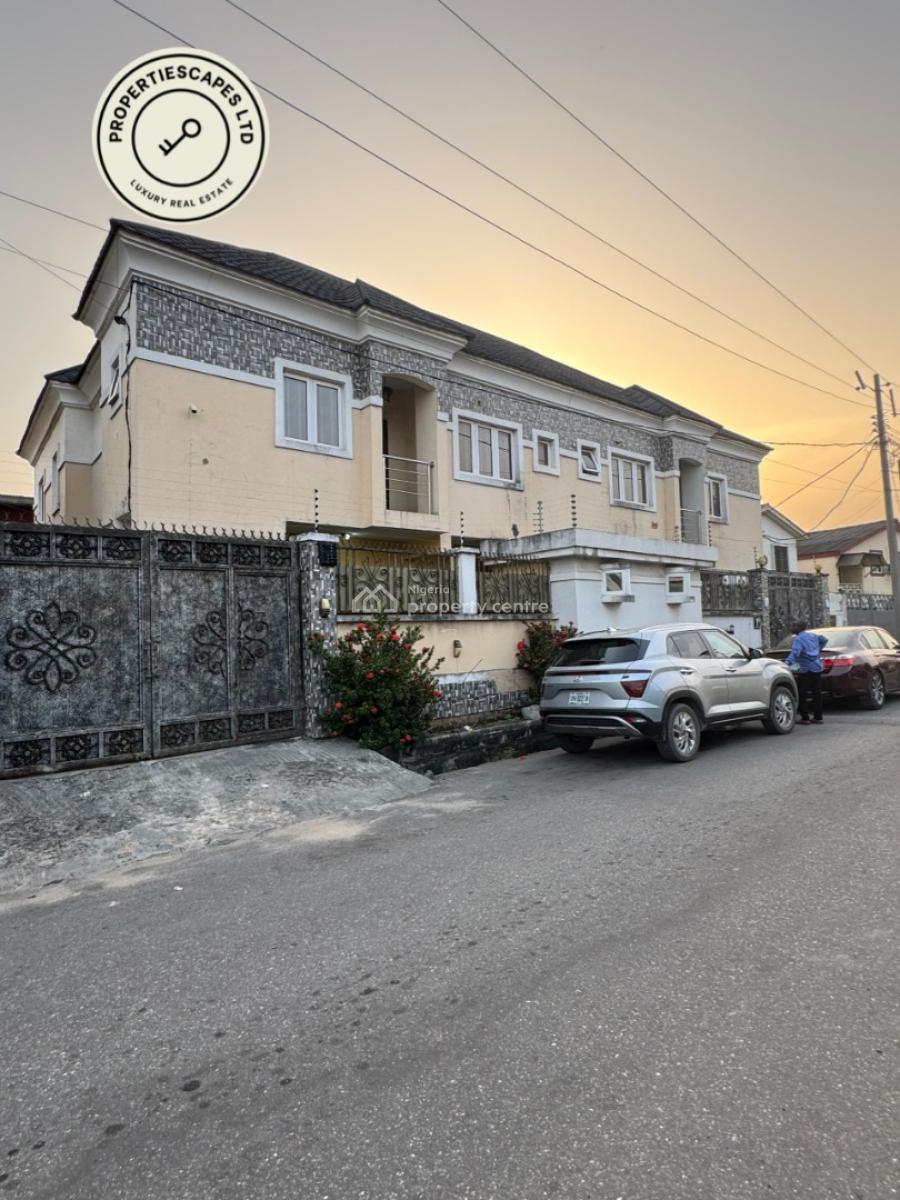 Very Solid 4 Bedroom Semi Detached Duplex with Bq, Surulere, Lagos, Semi-detached Duplex for Sale