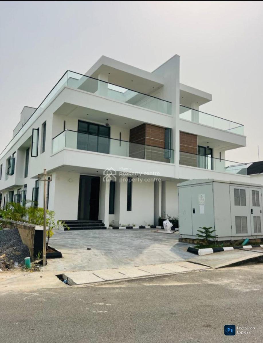 5 Bedroom Standard Modern Mansion, Cowrie Creek Estate, Ikate Elegushi, Lekki, Lagos, Semi-detached Duplex for Rent