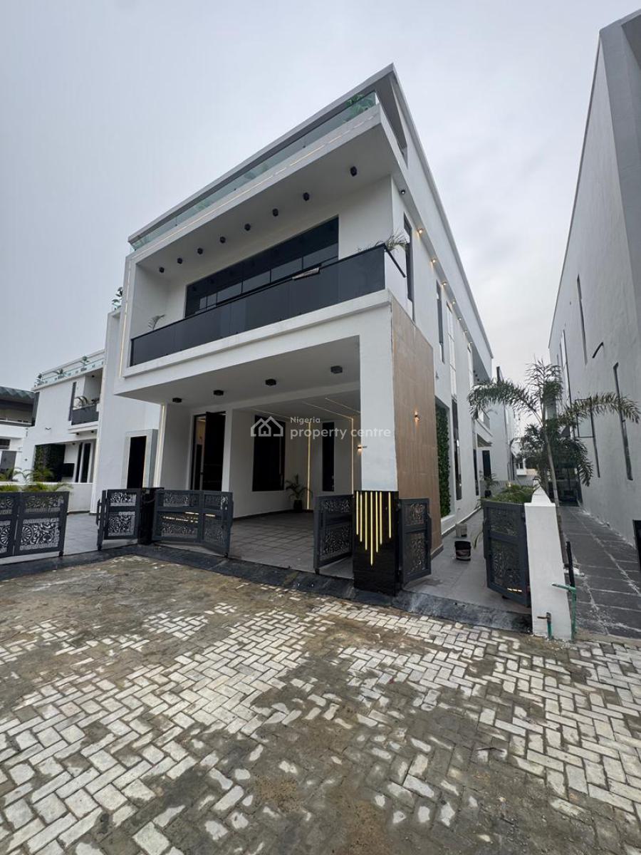 Exquisite 5-bedroom Duplex with Bq, Gym, Cimema, Pool, Chevron Toll Gate, Lekki, Lagos, Detached Duplex for Sale