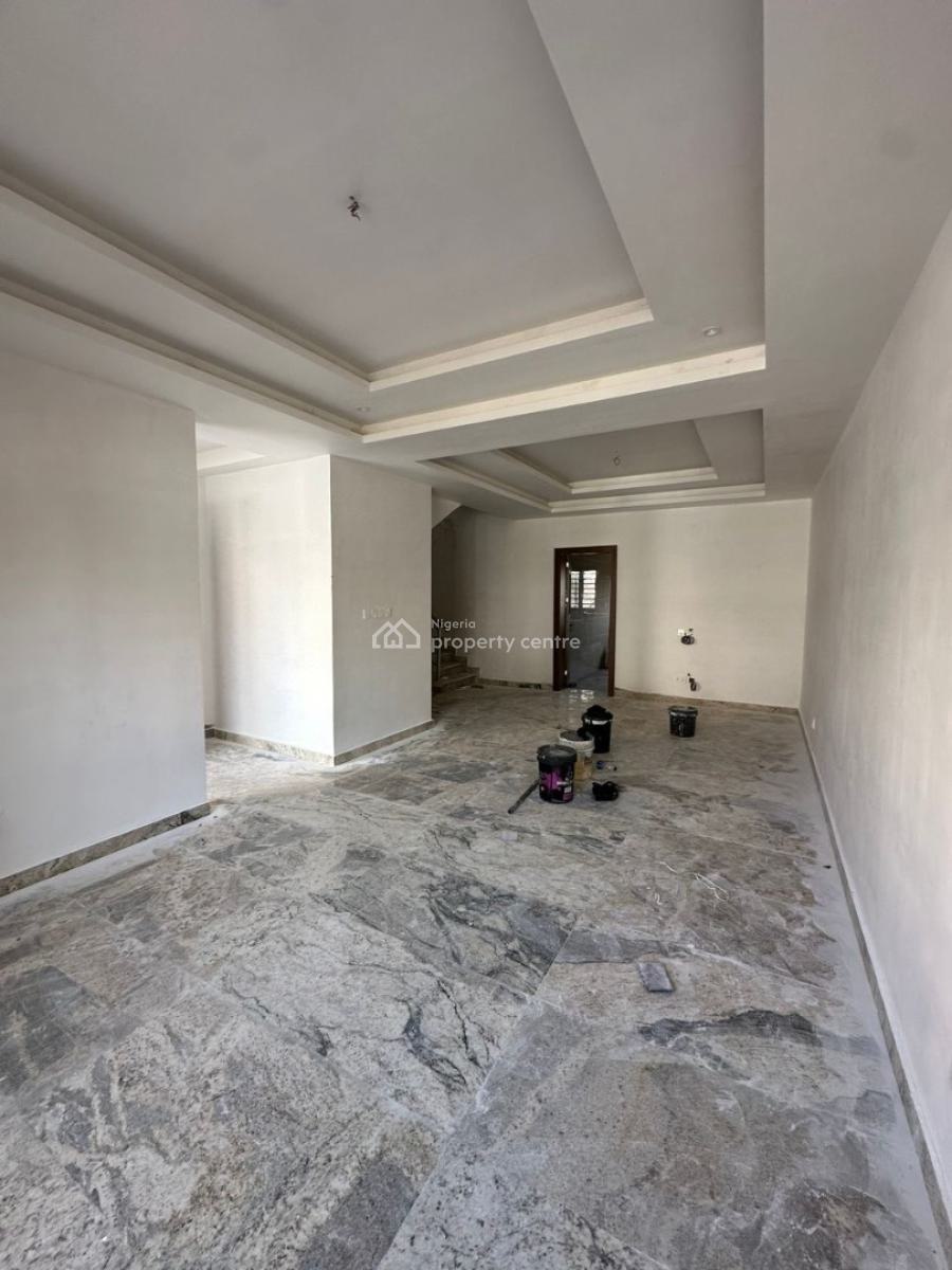3 Beds Terrace Duplex  1 Room Bq Lifecamp Semifinished, Life Camp, Abuja, Terraced Duplex for Sale