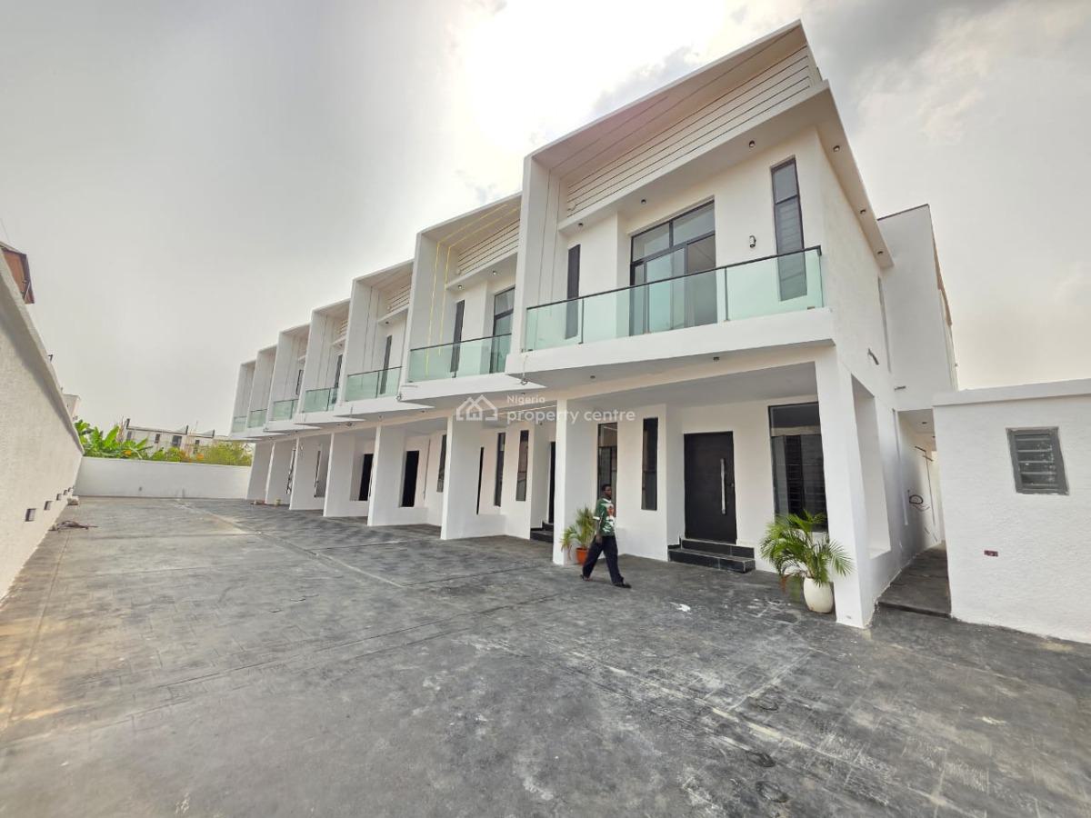 Contemporary 2 Bedrooms Terraced Duplex with Bq, Abraham Adesanya, Ajah, Lagos, Terraced Duplex for Sale