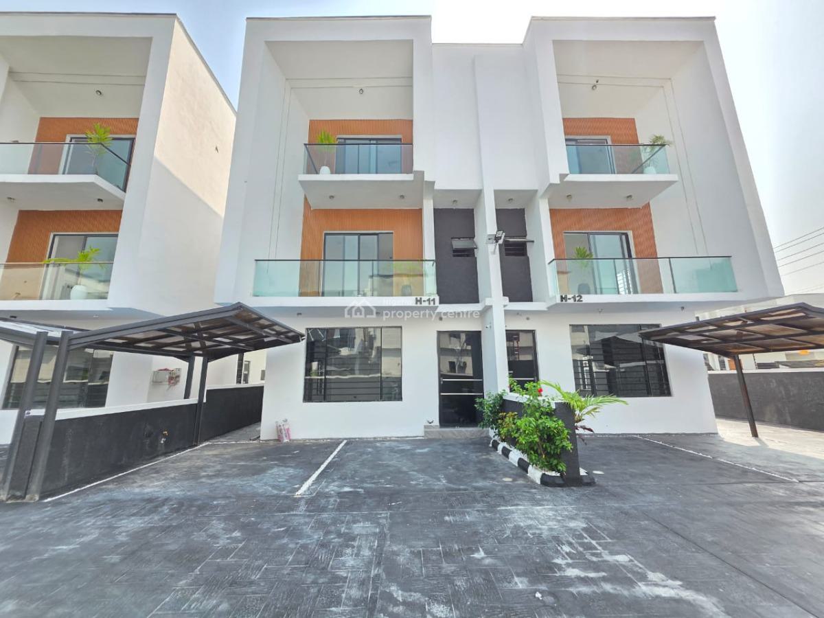 4 Bedroom Semi Detached Duplex with Bq, Chevron Tollgate, Lekki, Lagos, Semi-detached Duplex for Sale