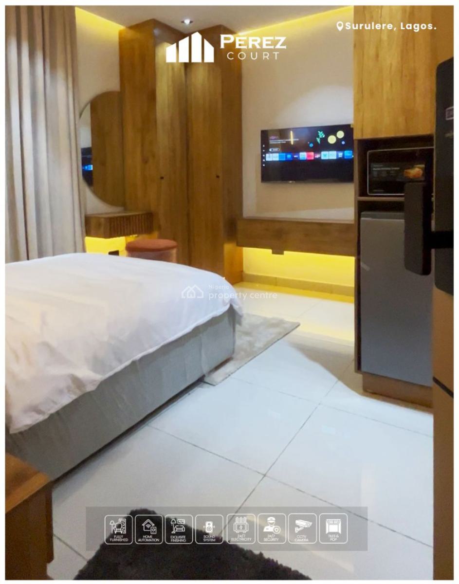 Luxury Studio Apartments at Perez Court Ideal for Investors Targeting, Surulere, Surulere, Lagos, Self Contain (single Rooms) for Sale
