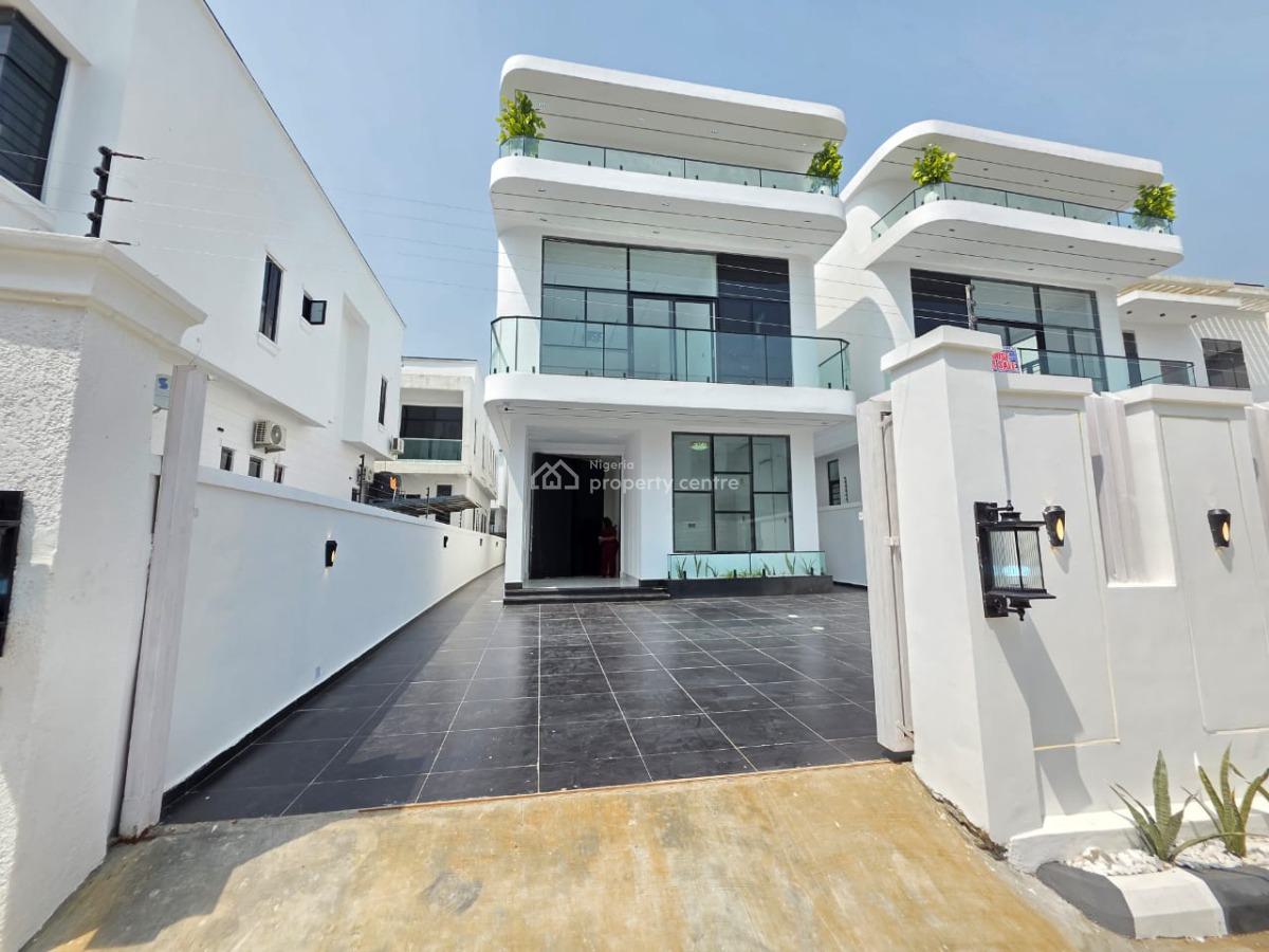 5 Bedroom Fully Detached Duplex with Swimming Pool, Chevron Tollgate Orchid Road, Lekki, Lagos, Detached Duplex for Sale