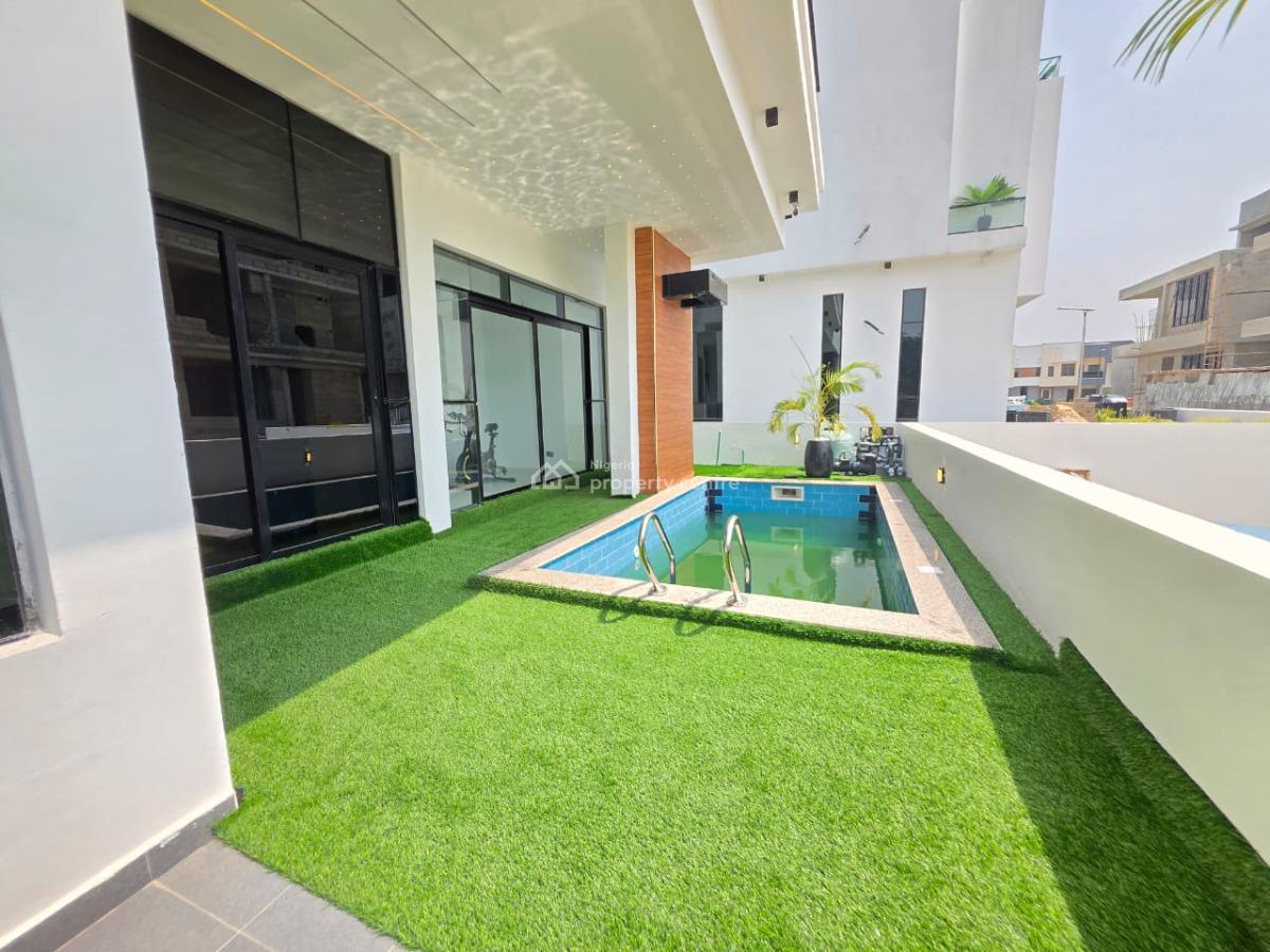 5 Bedrooms Fully Detached Duplex with Swimming Pool, Chevron Tollgate, Lekki, Lagos, Detached Duplex for Sale
