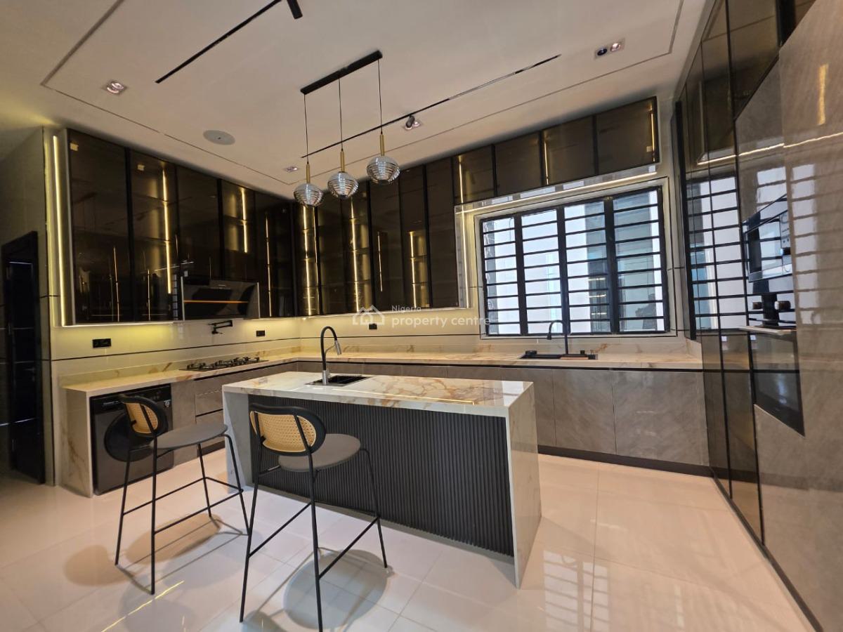 5 Bedrooms Fully Detached Duplex with Swimming Pool, Chevron Tollgate, Lekki, Lagos, Detached Duplex for Sale